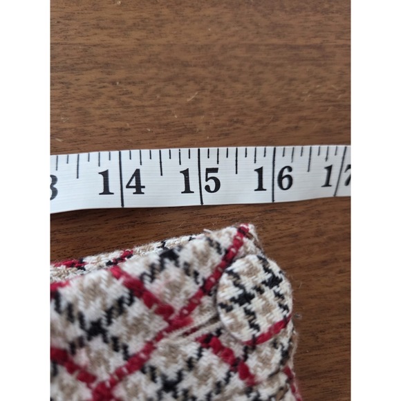 Ann Taylor Loft Houndstooth Wool Blend Pleated Mini‎ Skirt Women's 8p Preppy - Picture 9 of 15
